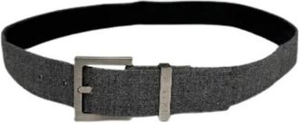 Celine Pre-owned Vintage Leren Riem - Dames - Vintage Accessoires - Grijs - ONE Size - Leer - Vintage