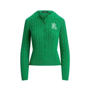 Ralph Lauren Cardigans, female, Green, Size: XS Vesta Cardigan