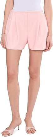 Norma Kamali Pleat Shorts Womens Shorts Ballet Pink : SM (Womens 4) 2.5, Polyester/Spandex