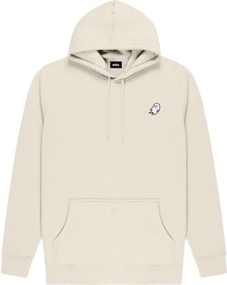 Dalix Ghost Midweight Fleece Classic Hooded Sweatshirt in Ecru at Nordstrom, Size Xx-Large