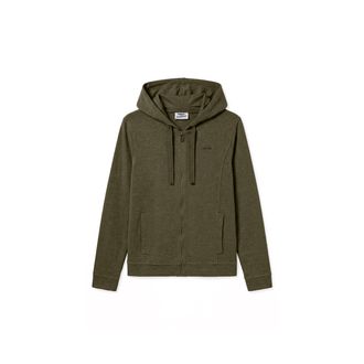 Freddy Felpa donna con cappuccio e full zip effetto tricot