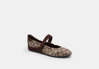 Coach Mary Jane Sneaker In Signature Jacquard