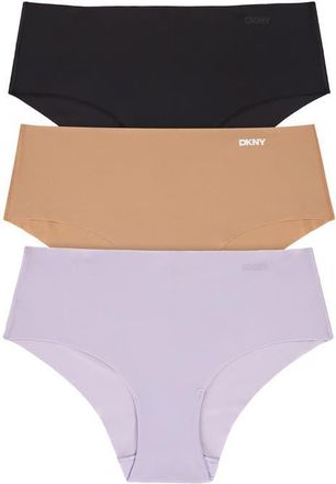 DKNY Litewear Cut Anywear 3-Pack Hipster Panties in Bkglwlvndr at Nordstrom, Size X-Large