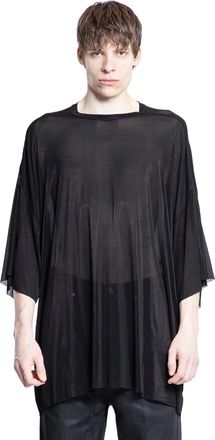 Rick Owens Hollywood Tommy T in Stretch Cupro Jersey