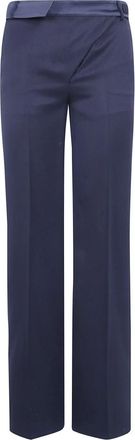 The Attico Dames, Broeken, Blauw, Maat: M