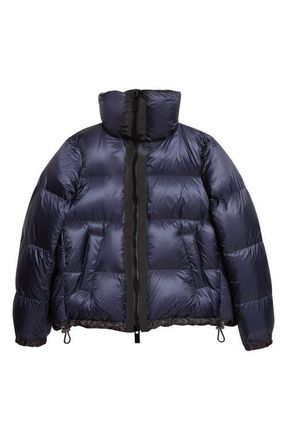 sacai Asymmetric Down Puffer Vest in Dark Navy at Nordstrom, Size 4