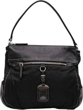 Prada Pre-owned Borsa Elegante con Rifiniture in Pelle - - Pre-owned - Donna - Nero - ONE SIZE