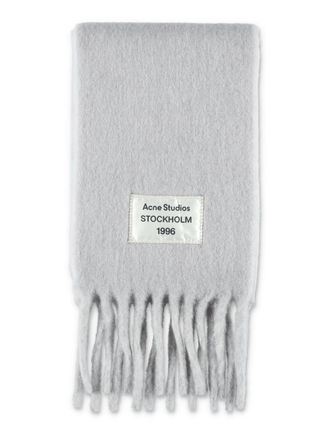 Acne Studios Wool Scarf With Fringes