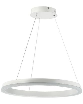 Jonathan Y Designs Jonathan Y Designs 23.5In Baxter Integrated Led Metal Hoop Pendant