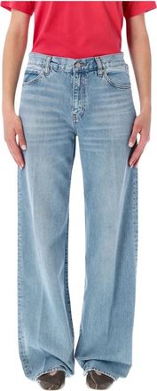 Frame Denim Straight Jeans - Dames - Regular Fit Jeans - Blauw - W27 - Jeans