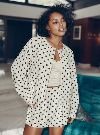 Icone Womens Thick crepe wrap skort