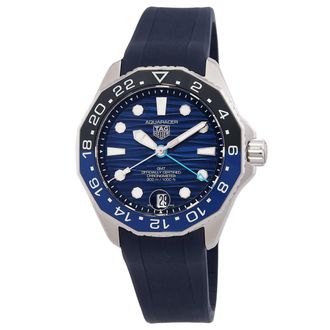 Tag Heuer Aquaracer Automatic Blue Dial Batman Bezel Mens Watch WBP5114.FT6259