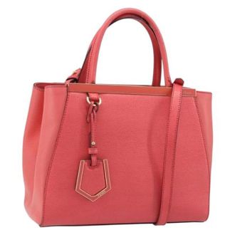 Fendi Pre-owned Vintage Handbag - Dames - Vintage Handtas - Roze - ONE Size - Leer - Vintage