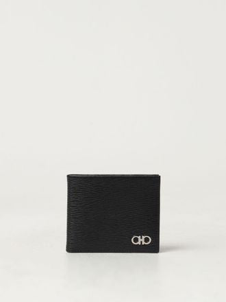 Ferragamo Portafoglio Gancini Ferragamo in pelle goffrata