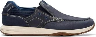 Clarks Schoen met veters en instapmodel - Heren - Loafers - Blauw - 42 EU - Schoenen