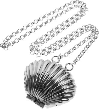 PartyKindom Mini Crossbody Bag Small Coin Purse Silver Chain Small Single Bag for Women Compact Change Holder for Travel Shopping Everyday Use