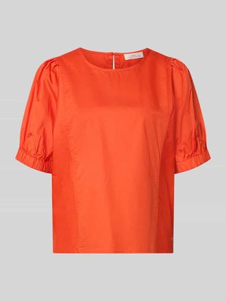 Fynch-Hatton Fynch-Hatton Regular Fit Bluse mit Puff&auml;rmeln Modell SOLID in Hellrot, Gr&ouml;&szlig;e 34