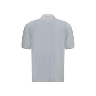 Brunello Cucinelli Mens White Polyamide Polo Shirt