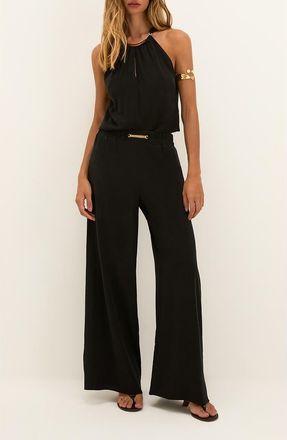 Vix Solid Joy Cover-Up Pants in Black at Nordstrom, Size X-Large