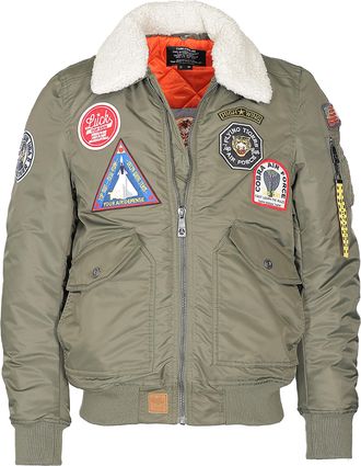 Top Gun bomberjack TG23003 met imitatiebontkraag