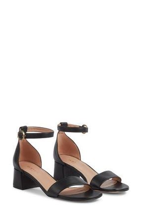L.k. Bennett Nanette Ankle Strap Sandal in Black at Nordstrom Rack, Size 8Us / 38Eu