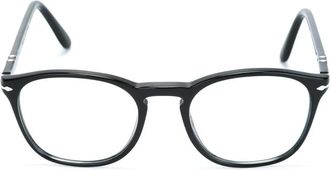 Persol Zwarte Optische Frame voor Dagelijks Gebruik - Heren - Brillen - Zwart - 50 MM - Accessoires