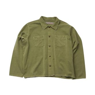 Stockholm Surfboard Club Stockholm Surfboard Club, Overhemden, Heren, Groen, XL, Katoen, Club Overshirt