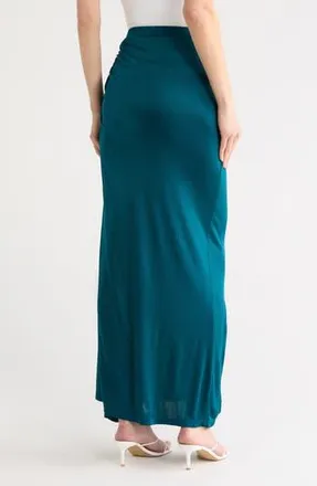 Young Fabulous & Broke Shira Maxi Skirt in Deep Teal at Nordstrom Rack, Size X-Small