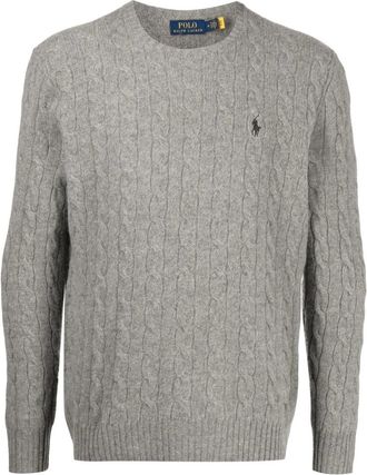 Ralph Lauren Cable-knit Pony Sweater