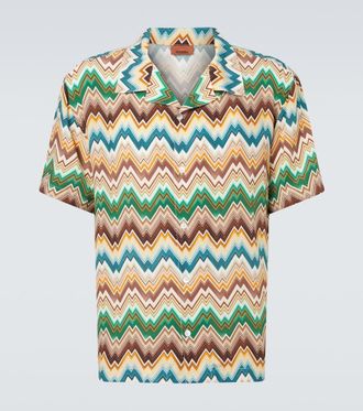 Missoni Camisa bowling en zigzag