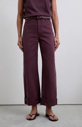 Scalpers Folded Denim Pant in Purple at Nordstrom, Size 42 Eu
