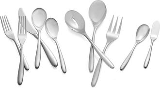 Nambé Bend 45-Piece Flatware Set in Silver at Nordstrom