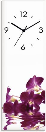 Artland Wanduhr »Phalaenopsis Orchidee« wahlweise mit Quarz- oder Funkuhrwerk, lautlos ohne Tickgeräusche