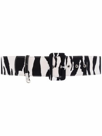 Msgm Cintura con fibbia - Nero