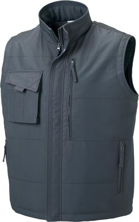 Russell Athletic Russell Heren Werkkleding Giletjas (Konvooi Grijs)