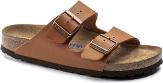 Birkenstock Arizona Soft Footbed Birko-Flor - Heren - Sandalen - Bruin - 45 EU - Su&egrave;de - Schoenen