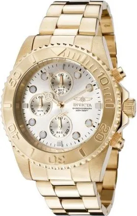 Invicta Pro Diver Chronograph Champagne Dial Mens Watch 1774