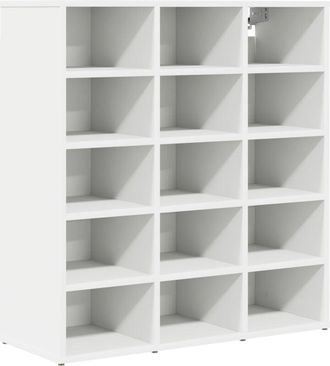 vidaXL Vidaxl - Shoe Cabinet White 77.5 x 30 x 83.5 cm Engineered wood