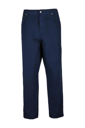 Dondup Paco Cotton Silk Trousers - Blue