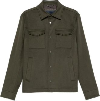 Herno Hombre, Camisas, Verde, Talla: L