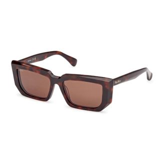 Max Mara Accessoires, unisex, Bruin, ONE Size, Mm 0126 Zonnebril