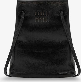 Miu Miu Borsa a tracolla in pelle con effetto used - MIU MIU - gender_Woman