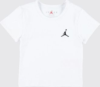 Nike T-shirt da bambino in misto cotone con logo a contrasto