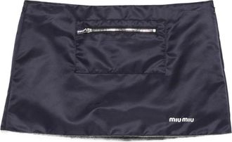 Miu Miu Zip-pocket Mini Skirt