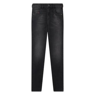 Diesel Slim-fit Jeans, female, Black, Size: W24 Slim Versatile Denim Jeans