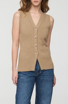 Pistola Denim Audra Sweater Vest in Toasted Wheat at Nordstrom, Size X-Large