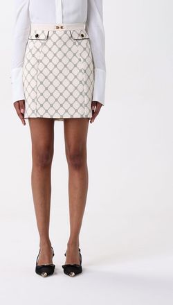 Elisabetta Franchi Gonna mini Elisabetta Franchi in crêpe stampato