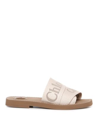 Chlo&eacute; Woody flat sandals