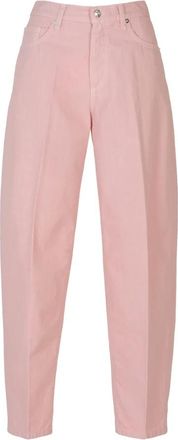 Nine In The Morning Roze Wortel Model Katoenen Broek - Dames - Chinos - Roze - W26 - Katoen - Broeken