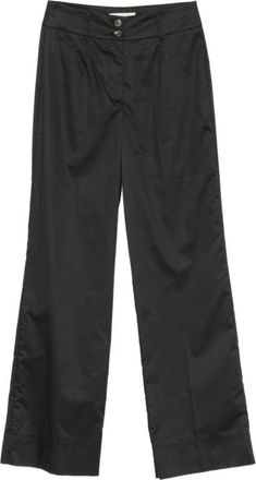 Kaos Pantalone Palazzo - Dames - Wijde Broeken - Zwart - S - Katoen - Broeken